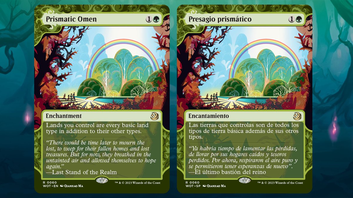 all omen cards mtg Amazon.com: Generic Prismatic Omen MTG (060) Enchanting Tales Collectible  Card : Toys & Games