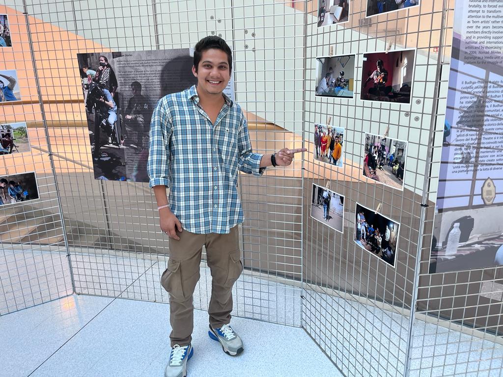 budhantheatre's tweet photo. Tomorrow is the final day of the exhibition 'what was to pass, remained'. This is work done by @budhantheatre during the pandemic that showcases untold stories and resilience of remarkable communities during challenging times. 

Venue: University of Turin - Campus Luigi Einaudi https://t.co/n2Ew1uUHvq