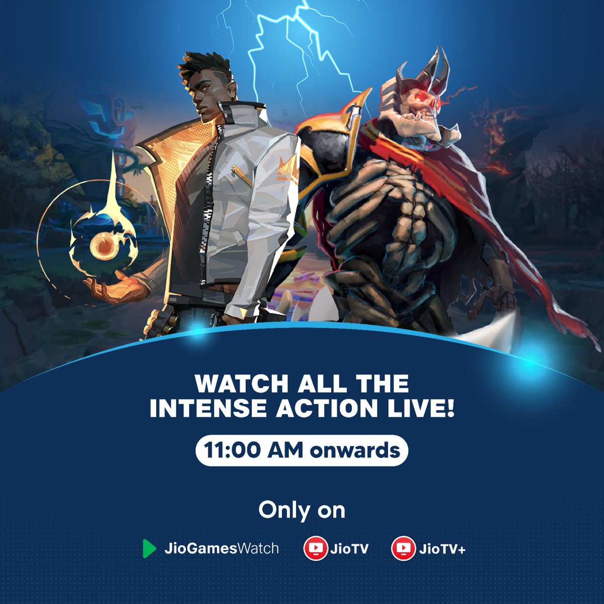 JioGames's tweet photo. We are thrilled to join forces with Indian LAN Gaming Season 4 as a broadcast partner, bringing you thrilling esports live streams &amp; weekly action-packed highlights! 

Witness epic clutches, base races, and more! @ilgcup_official https://t.co/cyzf8q2Dyd