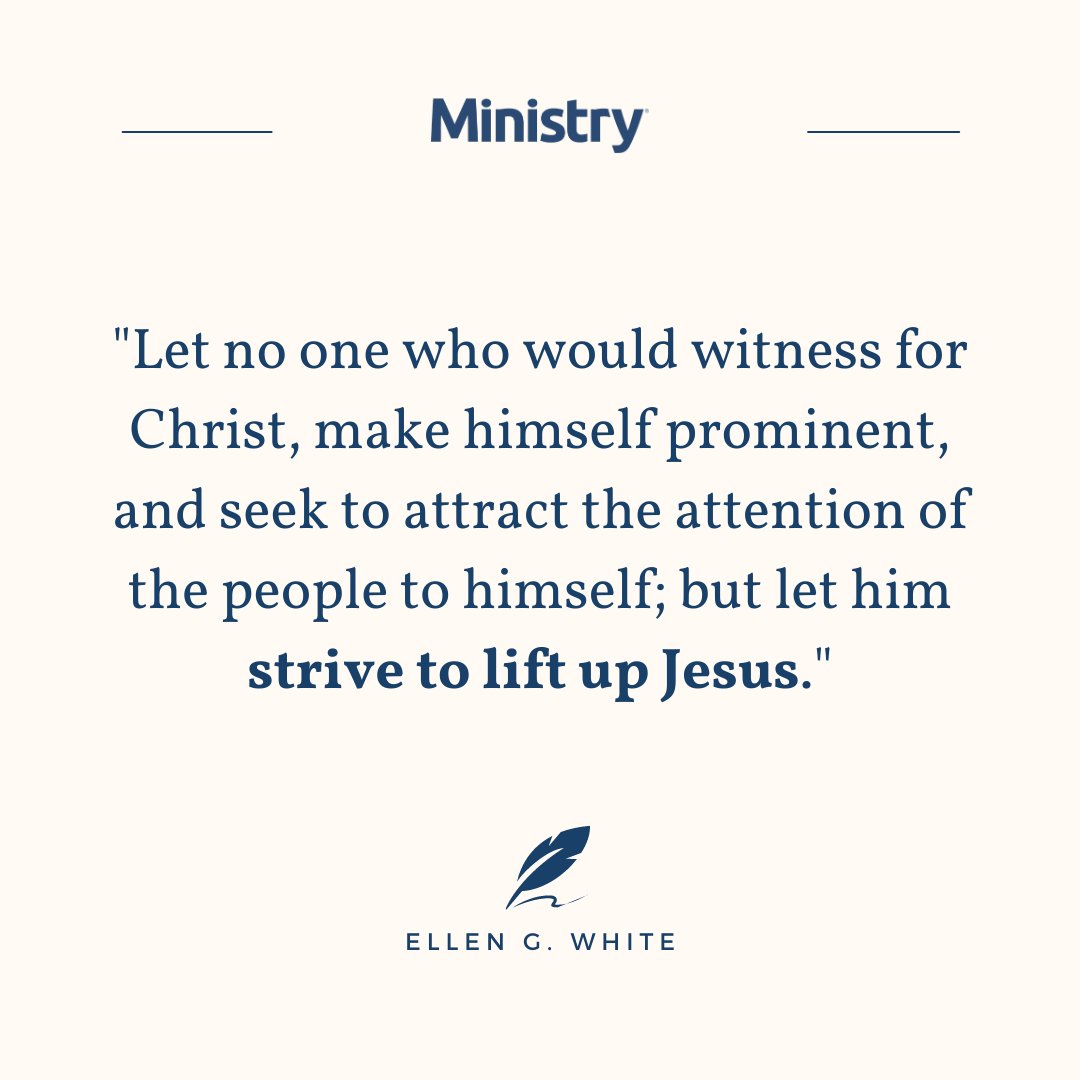 minmag's tweet photo. Let's focus on exalting Jesus, not oneself, when witnessing for #Christ.

#exaltjesusnotself #exaltjesus https://t.co/KaSe7ve32Y