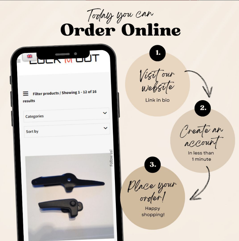 lockmout's tweet photo. Ordering is easy and simple with Lock M Out.
https://t.co/tXNt9VcuxK https://t.co/gMYqjQbBT8