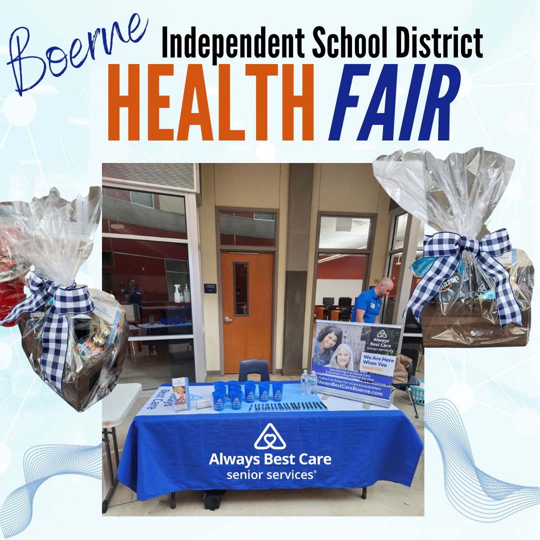 abcBoerneTX's tweet photo. Our Director of Operations, Bonnie Barnhart, represented Always Best Care at the @BoerneISD Health and Wellness Fair.
#HealthFair #Boerne #BISD #CommunityEvent #SupportTeachers #EducatorsRule #AlwaysBestCare #SeniorCare #SeniorServices #Caregivers #Caregiving #WECANHELP https://t.co/9gLAXIbG6Y