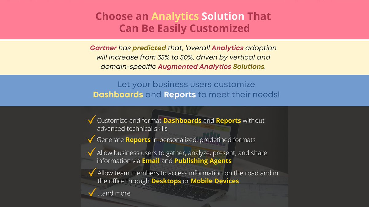 ElegantMicroWeb's tweet image. Choose an Analytics Solution That Can Be Easily Customized

shorturl.at/otFNX

#BISoftware #BISoftwareIndia #Dashboard #DashboardTools #DashboardSoftware #ReportSoftware #ReportTools #BusinessIntelligenceReports