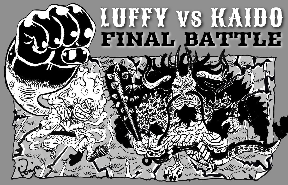LUFFY vs KAIDO FINAL BATTLE #ONEPIECE #ワンピース