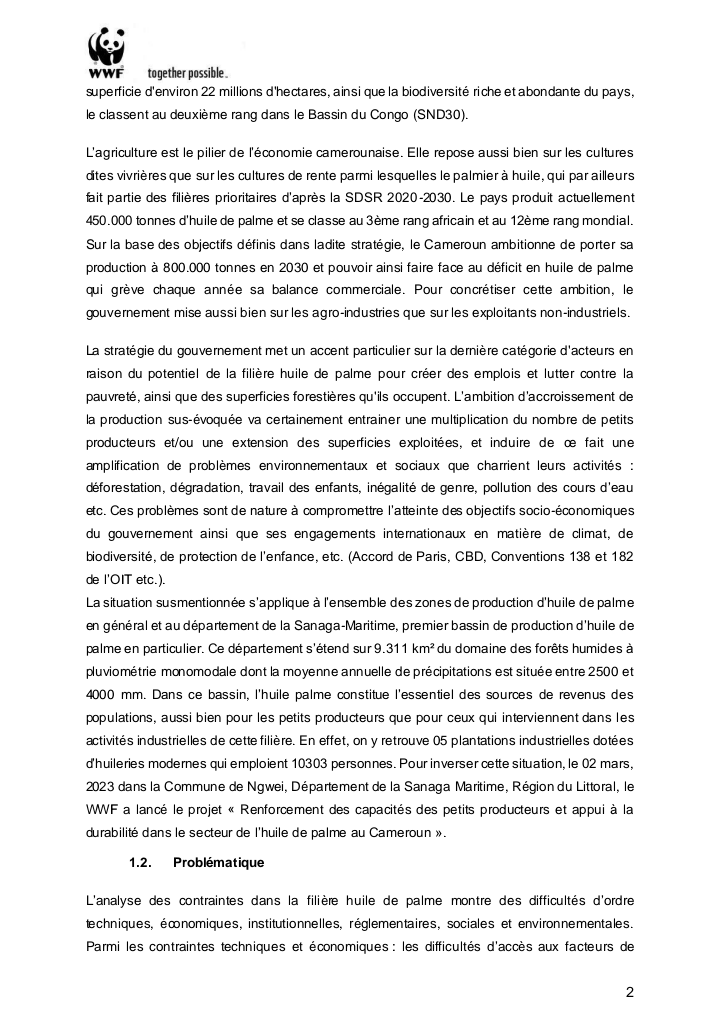 LoumaJobs's tweet photo. Le Fonds Mondial (WWF) pour la Nature recrute un Consultant en vue de l'élaboration et la mise en œuvre d'un plan de renforcement des capacités d'une coopérative de producteurs d'huile de palme dans l'arrondissement de Ngwei.

Délai : 15 Août 2023

Pages - 3/5 https://t.co/GqpZ9Luwgy