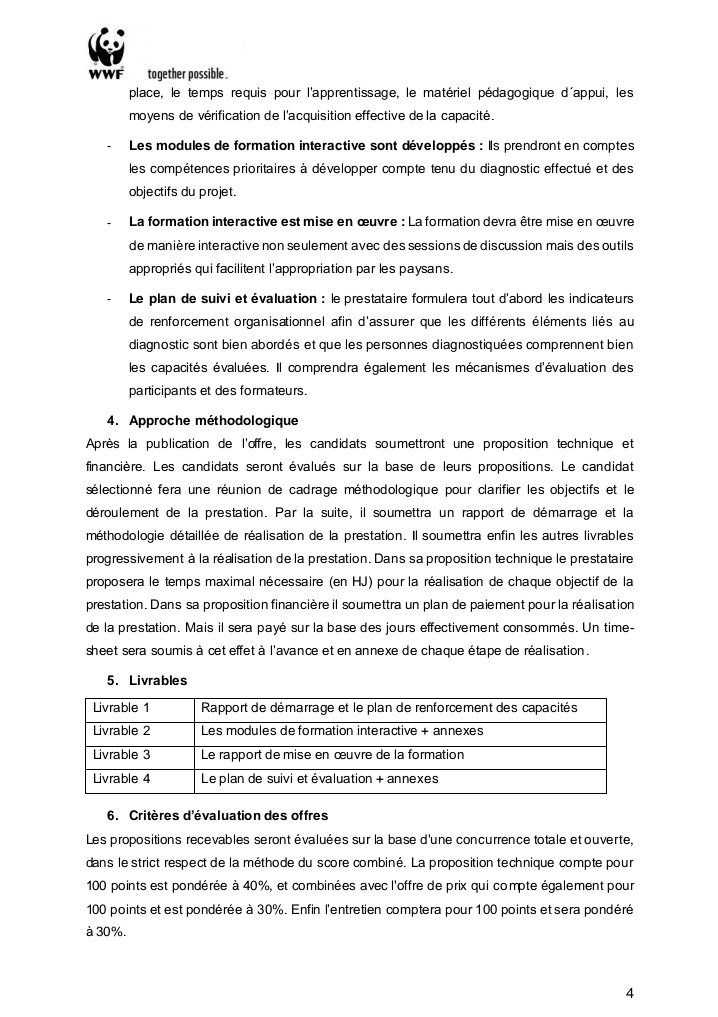 LoumaJobs's tweet photo. Le Fonds Mondial (WWF) pour la Nature recrute un Consultant en vue de l'élaboration et la mise en œuvre d'un plan de renforcement des capacités d'une coopérative de producteurs d'huile de palme dans l'arrondissement de Ngwei.

Délai : 15 Août 2023

Pages - 3/5 https://t.co/GqpZ9Luwgy