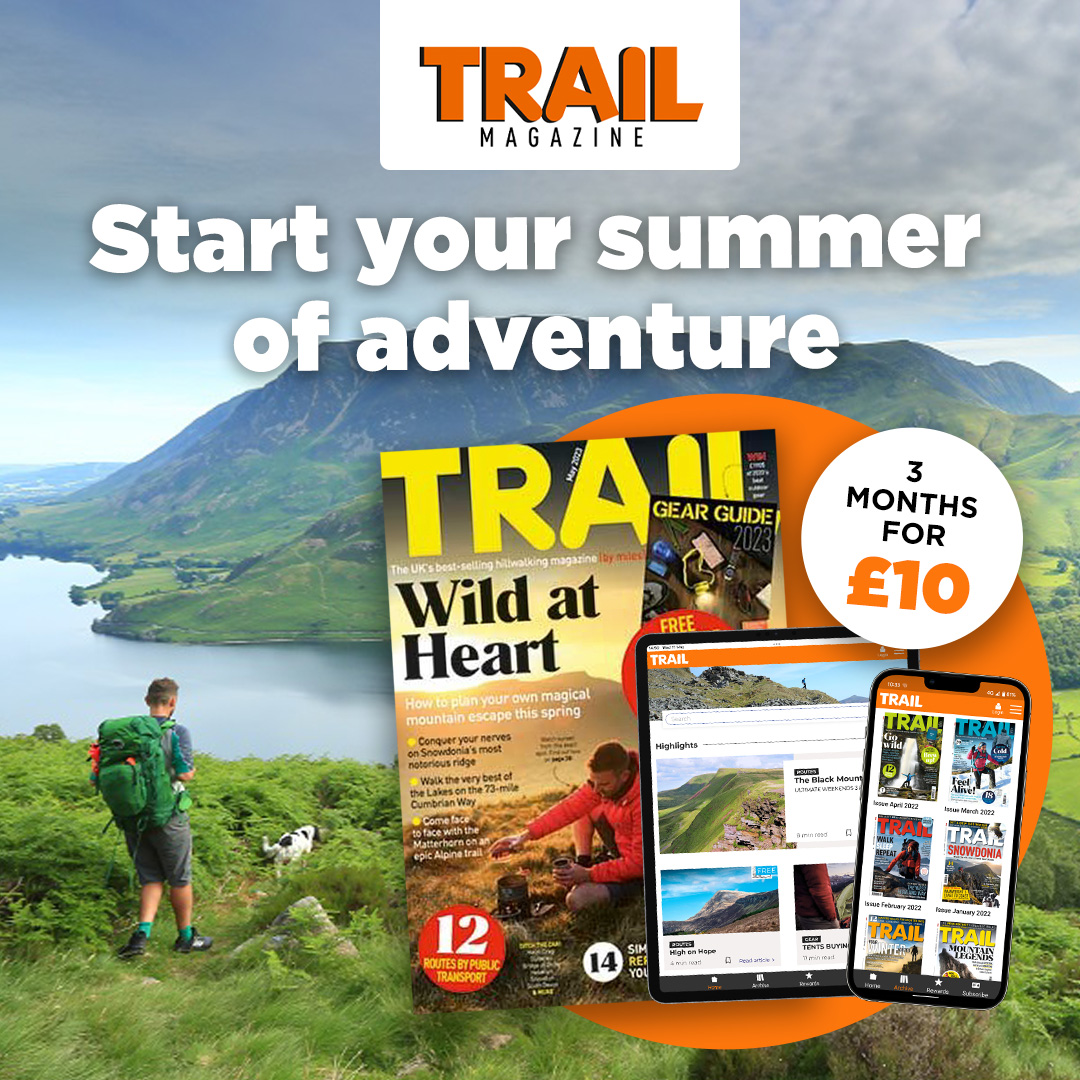 You can get 3 months of Trail for just £10 plus you'll unlock 50% off an OS Maps Premium Digital Membership when you sign up! Find out more - tinyurl.com/2p9nzm9s