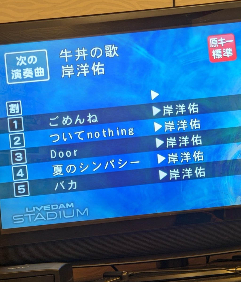 seiya_free_'s tweet image. そろそろ7月が終わっちゃう！…ということでカラオケ行ってきました😆
デンモクにて #DAMHOT アーティストとして紹介されているお姿が見れて感動✨
曲を入れる度にPOPYOUの宣伝画面も出てきました👏

配信されたばかりの『ついてnothing』と『バカ』も楽しく歌ってきましたよ～！

#岸洋佑