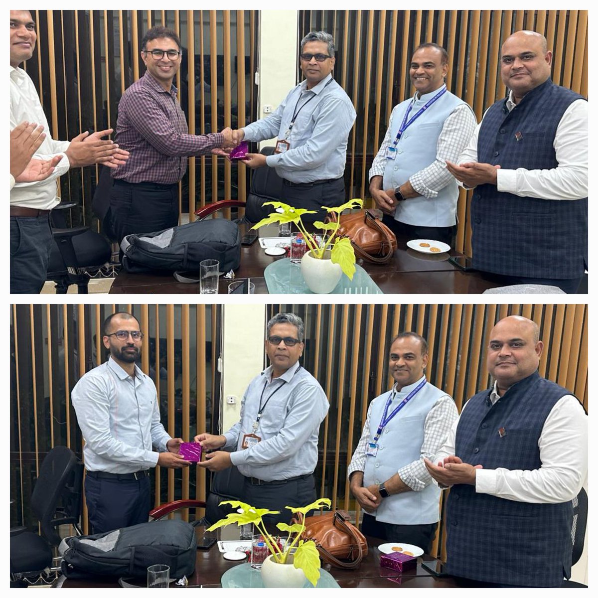 @HPCL @NwzLpg always motivates for their good work. Our Zonal Head @nalli_srinivas giving rewards to the best performers of NC/DBC #vishal & #Rohit #DeliveringHappiness @anujjain1906