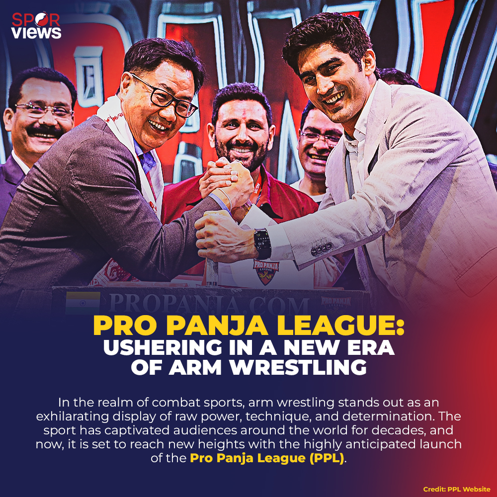 🏋️ Pro Panja League: Ushering in a New Era of Arm Wrestling 🤼

Let's delve into the thrilling world of the Pro Panja League and explore its potential impact on the sport - sporviews.com/f/pro-panja-le…

#ProPanjaLeague #ArmWrestlingRevolution #GripAndGlamour #SportsBusiness #Sporviews