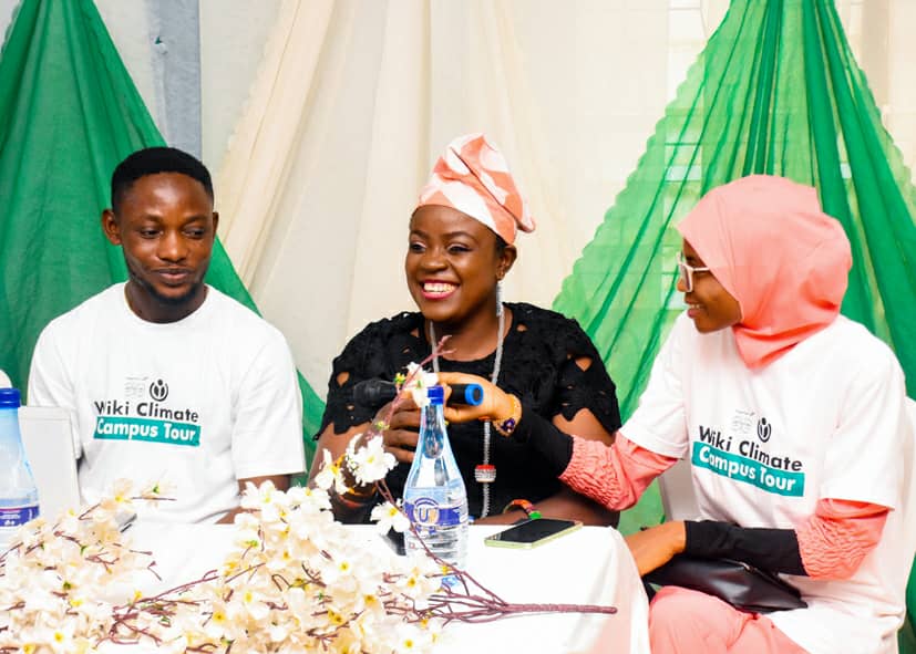 WikiclimateCNG's tweet photo. Last week Saturday was yet another panelist session  at University of Ibadan. 

It was an interesting session with different experienced panelist who shared their knowledge about climate and how it affects the environment. https://t.co/cBAUzrcDkO