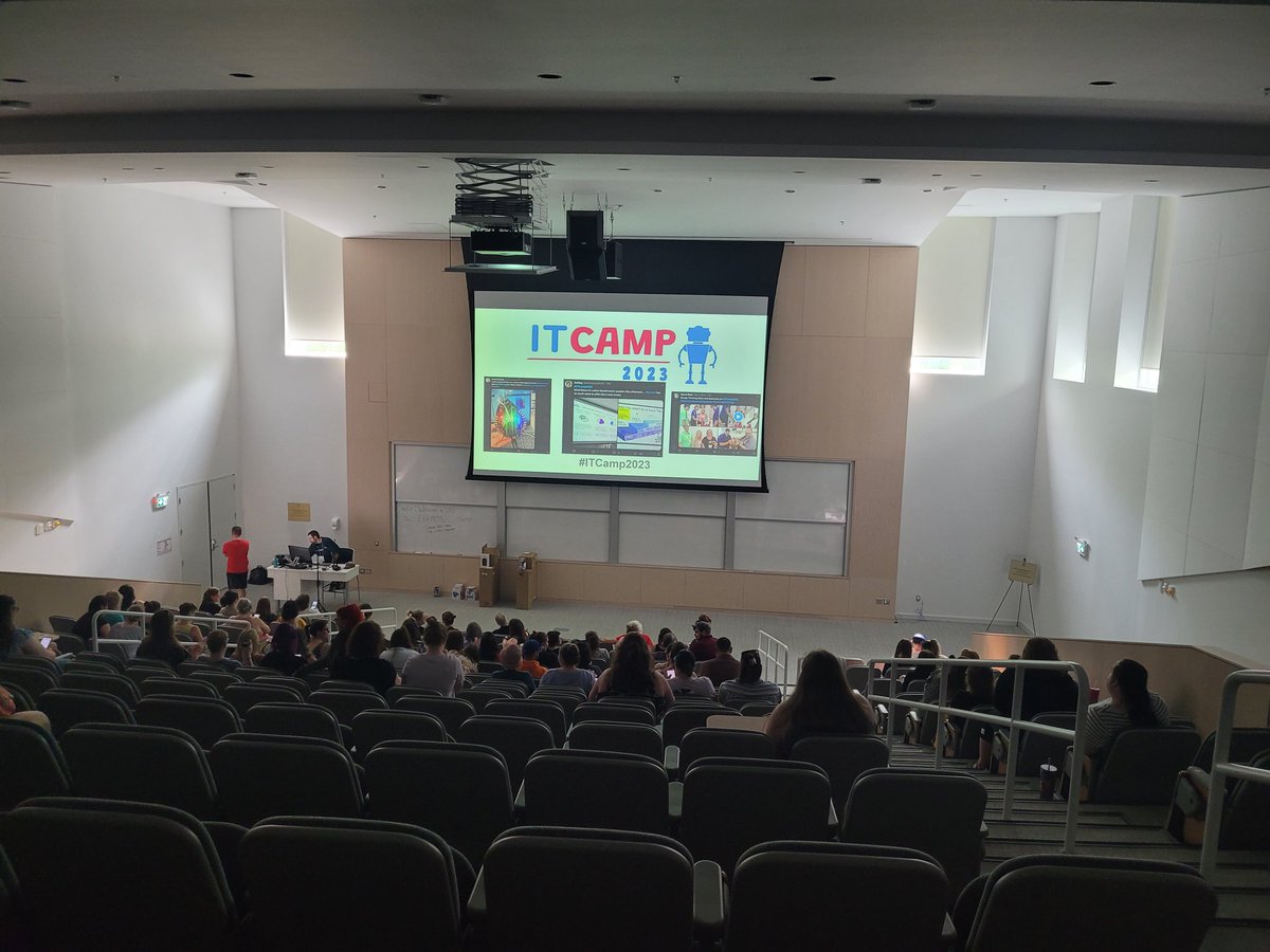 ddgloade39's tweet photo. Day #3 at IT camp. 
#itCamp2023 https://t.co/Gd9HQgR4cE