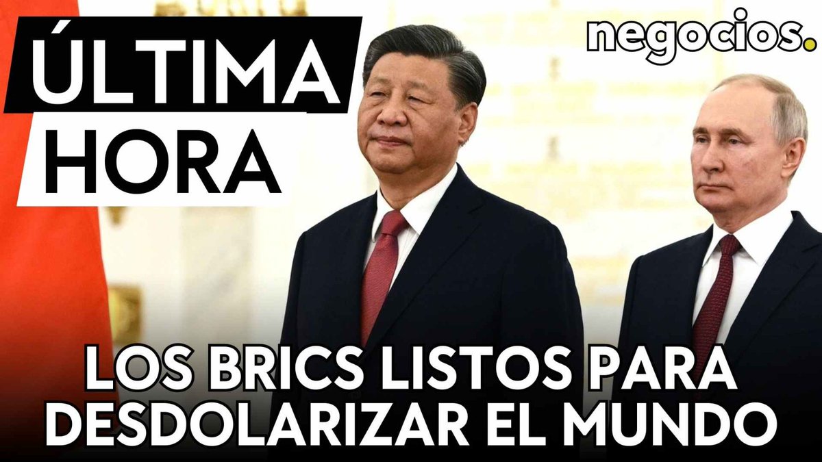 negocios_tv's tweet photo. ÚLTIMA HORA | Kiyosaki advierte: "Los BRICS están listos para desdolarizar el mundo"
https://t.co/fF1RcIbLDN https://t.co/sNnwp7Sbb1