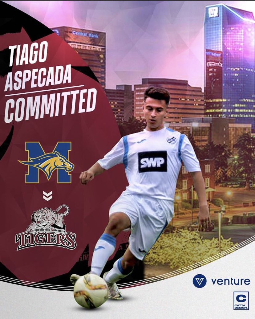 venturesoccer's tweet photo. “Working with Venture team was amazing. They made this a very easy process and I’m very thankfull for all the help.”

Good luck on the new Adventure to our athlete Tiago. 
He is already enjoying spring season with @campbellsvilleu Men’s soccer program!! https://t.co/abSf8baD2X
