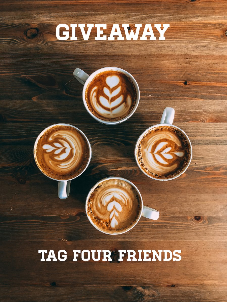 ✨✨GIVEAWAY✨✨                                                                                      Tag four friends to win a sampler pack of our coffee to share with them! ✌️ Contest open on both instagram and facebook posts go find us there.