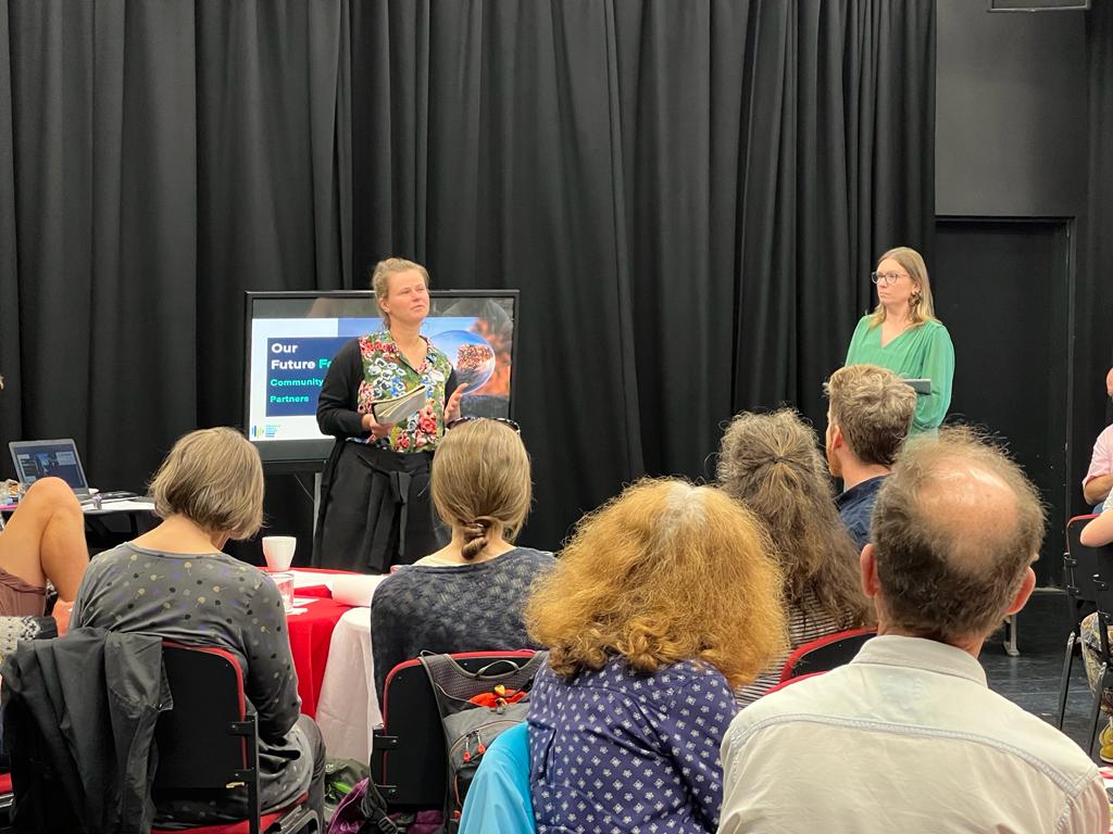 "What does a responsible food supply system look like and what role can we play to increase equality of access, particularly to locally grown food?" 

We're in Aberystwyth today with <a href="/FoodAber/">Aber Food Surplus</a> speaking with the food community for Our #FutureFfocws 🥫

Join the conversation 🗣️