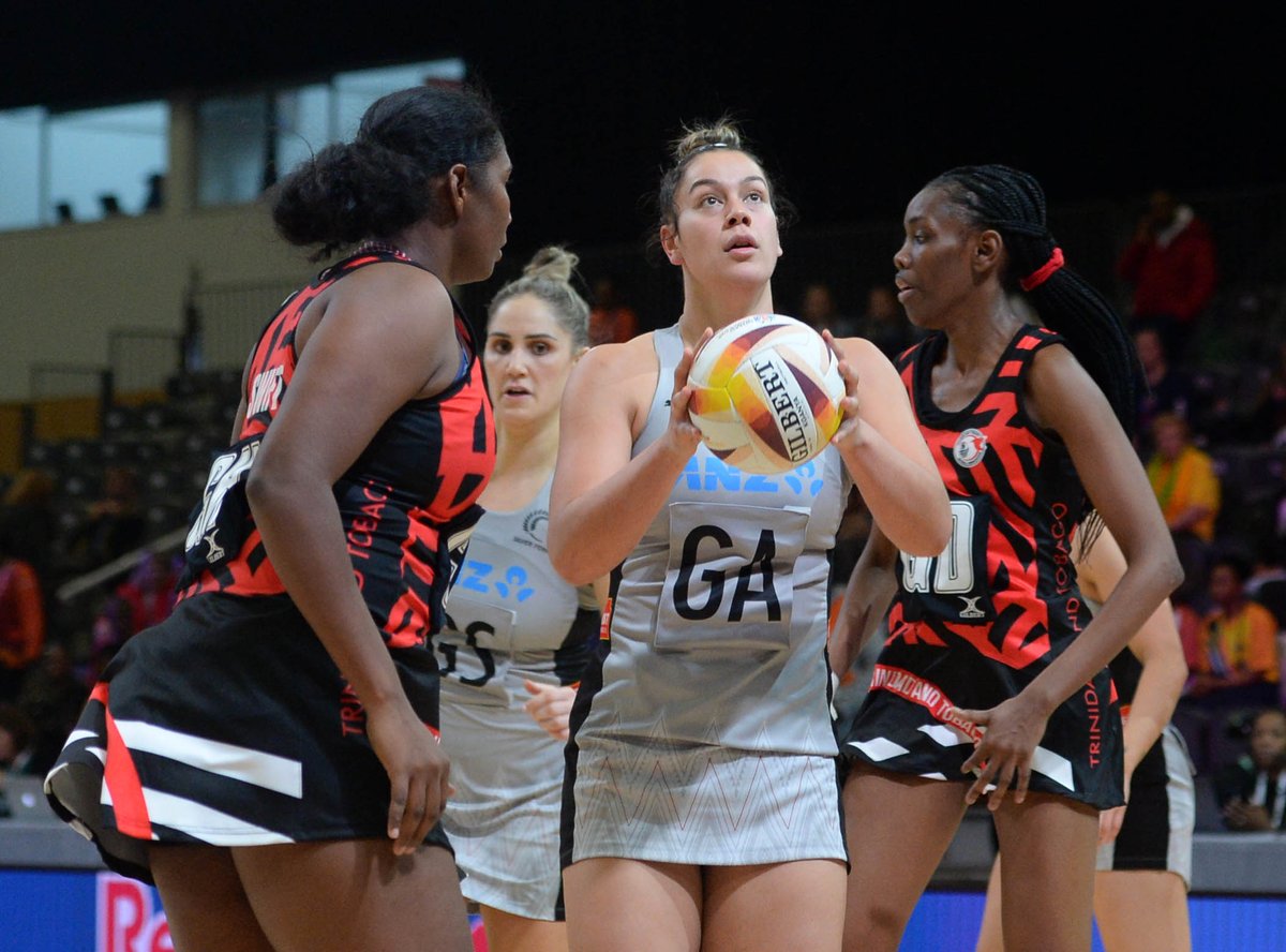 BackpageMedia's tweet photo. 🇳🇿New Zealand v Trinidad &amp; Tobago 🇹🇹

📸Ryan Wilkisky/BackpagePix

#2023NetballWorldCup #NewZealand #TrinidadTobago #Netball #CapeTown https://t.co/F10ydr7cDl