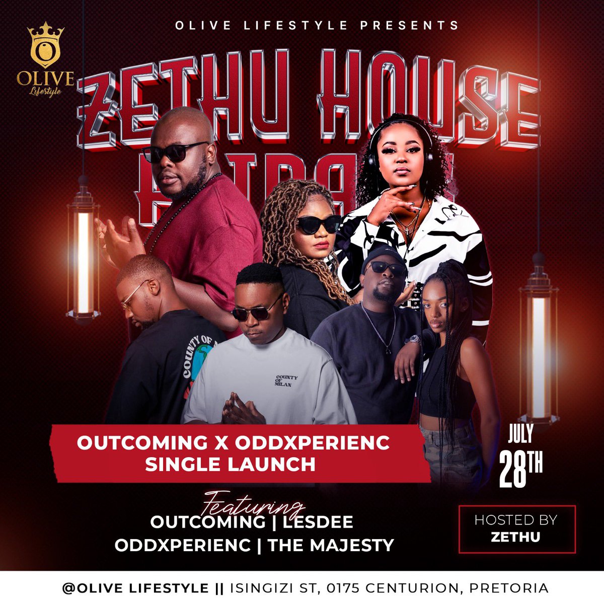 Come hear us play at these places tonight!🔥

Granite Lounge, Ebony Park (7 - 8pm)

Olive Lifestyle, Olievenhoutbosch (9- 10:30pm)