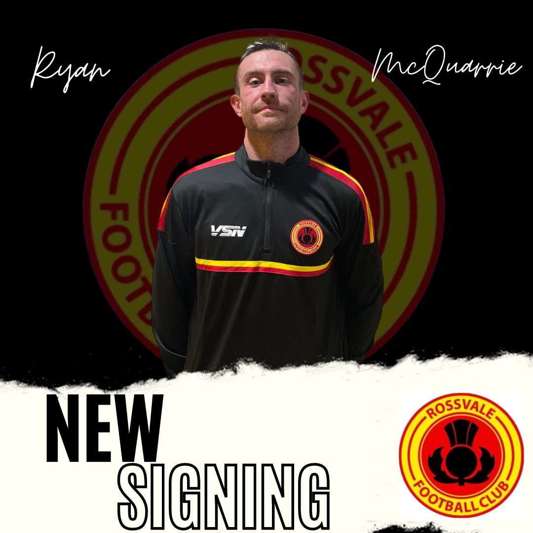 🔴NewSigning 🟡

We are delighted to announce the signing of defender Ryan McQuarrie. Ryan joins after two seasons at Forth Wanderers.

Welcome Ryan ✍️⚽️

#Rossvale🔴🟡