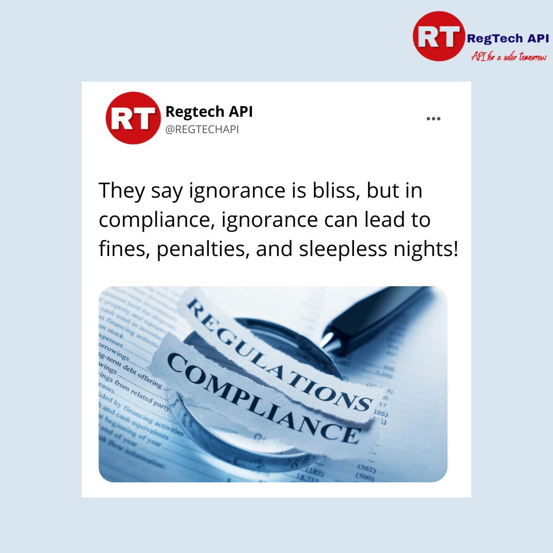 Regtechapi's tweet image. Saturday Smile
Follow us for more such posts.
 #Verification #KYCVerification #DocumentVerificationAPI  #Documentation  #Verificationapi #viralpost #bankingapi #fintechapi #apiprovidercompany  #PANverificationAPI   #CustomerOnboardingAPI #aadharverification #regtech #regtechapi