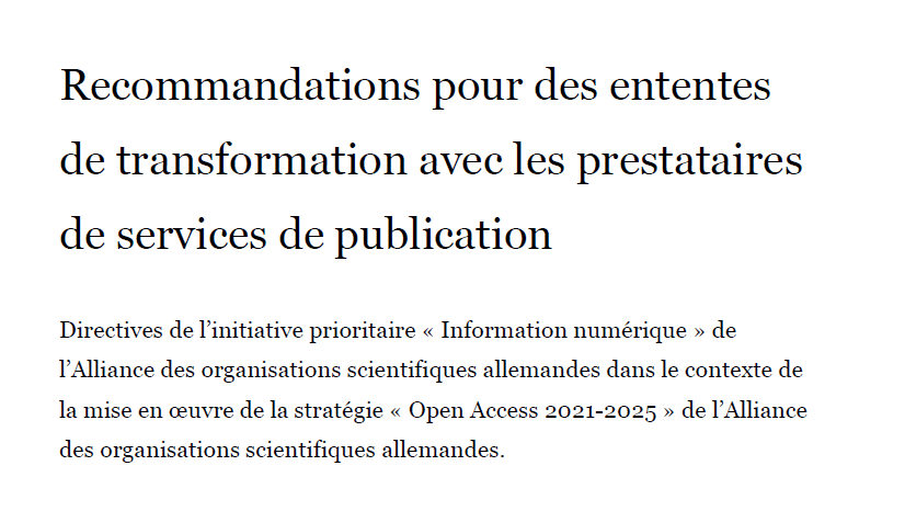 Transform2Open's tweet image. OA-Transformation international &amp;amp; gemeinsam gestalten! Transform2Open leistet mit franz. Übersetzung der “Empfehlungen für transformative Zeitschriftenverträge” einen Beitrag! 

👉🏻transform2open.de/aktuelles-und-…

@fzjuelich_zb,@helmholtz_os,#UBPotsdam, #OATransformation, #OpenAccess (mm)