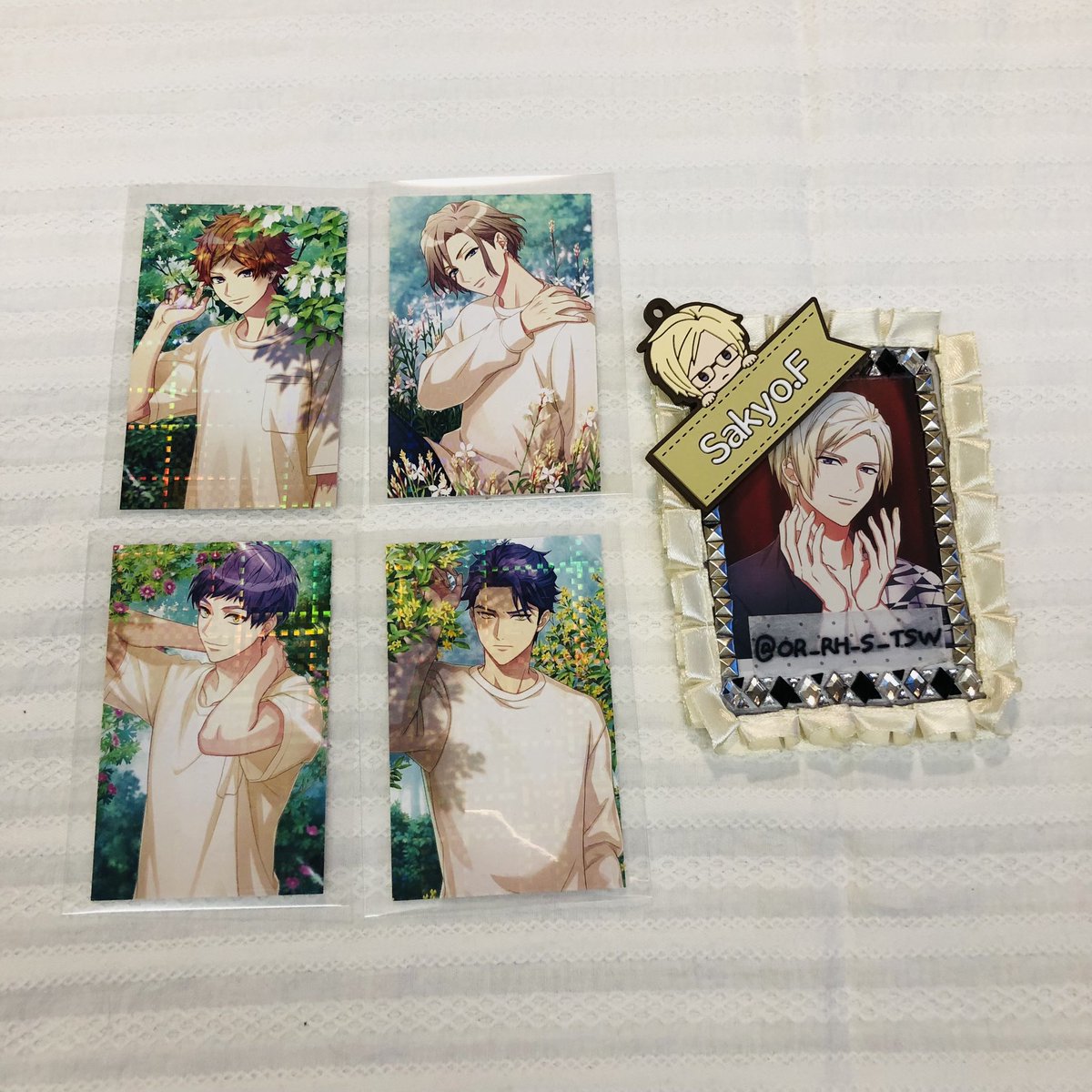 OR_RH_S_TSW's tweet photo. 【交換】A3! アニメイト フェア 特典 キラカ キラキラミニカード カード ホロ

[譲]
★天馬,★万里,九門,十座

[求]
三角＞＞＞一成

★は三角との交換のみ
お気軽にお声がけ下さい https://t.co/DwuhmC1QaF
