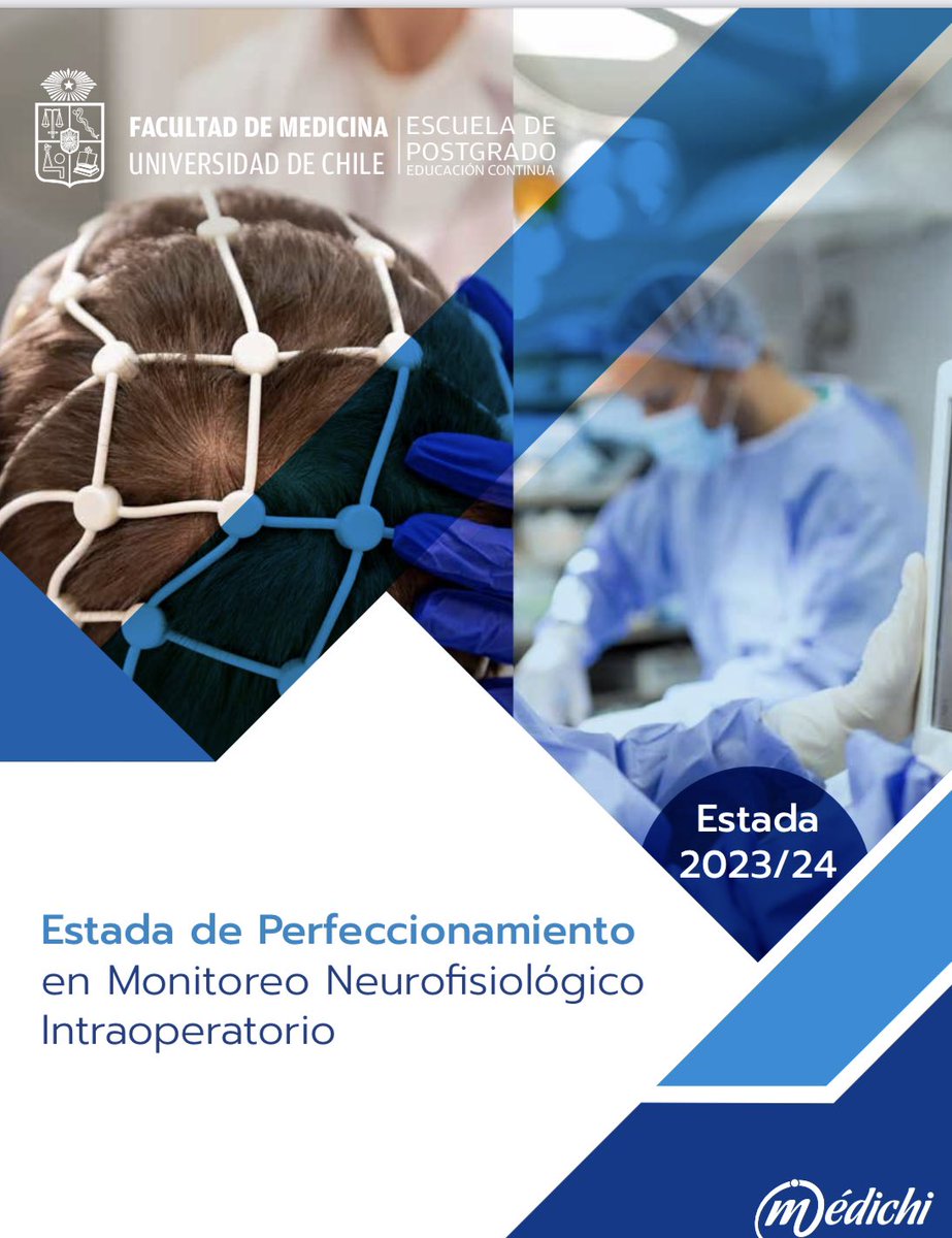 🚨Estimados neurólogos y neurocirujanos:

La <a href="/MedicinaUChile/">Facultad de Medicina</a> y su Depto de Ciencias Neurologicas Oriente <a href="/NeuroAsenjo/">Instituto de Neurocirugía</a> <a href="/hsalvadorcl/">Hospital Del Salvador</a> los invitan al programa:

🧠Estadía de Perfeccionamiento en #Monitoreo Neurofisiológico Intraoperatorio

Más información:

medichi.uchile.cl/estada-de-perf…