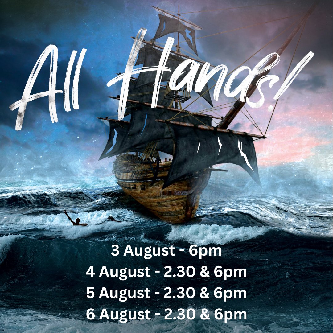 There are just seven performances of All Hands!, starting next week. Book your tickets at theprincesstheatre.co.uk/events/all-han…