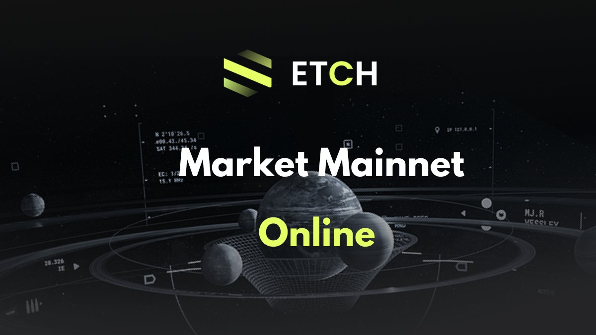 EtchMarket's tweet photo. 🟡#Etch Market mainnet is here:
https://t.co/x0GQeBx5bR
#Ethscriptions 🔥 https://t.co/wDzEmBvISz