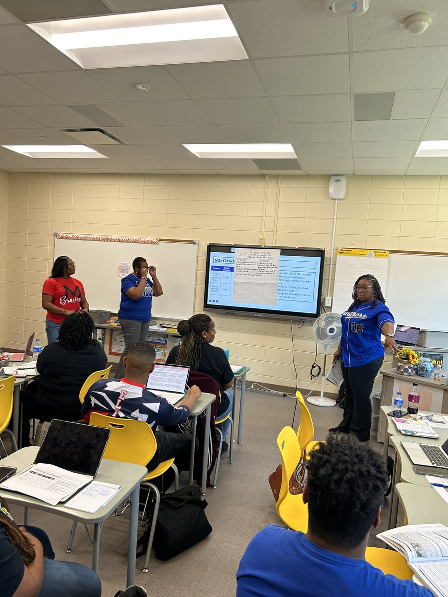 DCSS_SS's tweet photo. #DCSS180Days Our SS teachers are engaged in quality teaching and learning! Watch out! We are on the move! @PrincipalDynami @SmithCheryl12 @DoCoSchools #lovelogic #purposepassion https://t.co/QLcXJyEkKM
