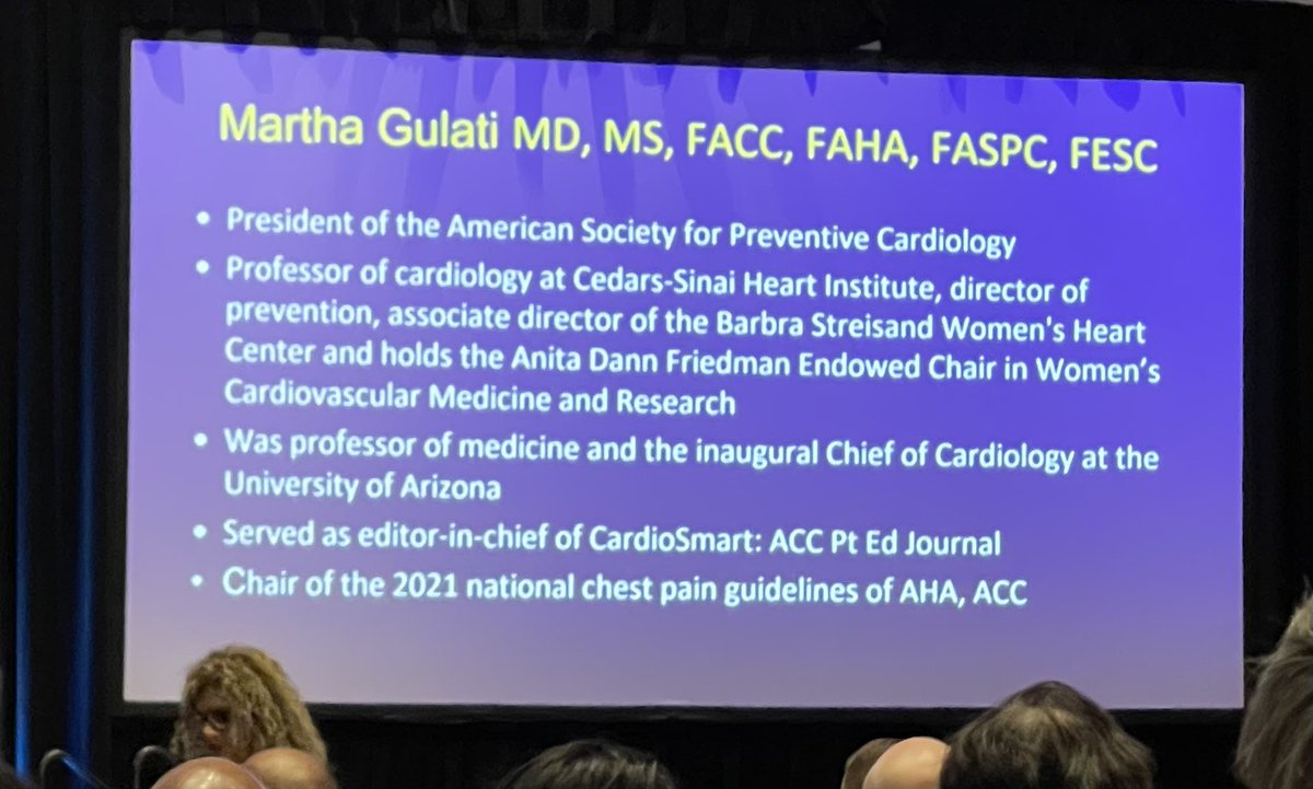 What I have learnt from Dr. Gulati: “Pregnancy is Nature’s free stress test”.
Congratulations on the Agatson’s award!@Heart_SCCT <a href="/DrMarthaGulati/">Dr. Martha Gulati ♥️🫀❤️‍🩹🇨🇦</a>