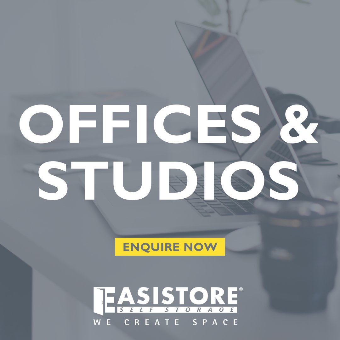 easistore's tweet photo. Easistore prices for our fully fitted offices and studios include:
✅ Allocated parking
✅ Kitchen and communal areas
✅ Meeting rooms
✅ Secure coded access https://t.co/HWQVWyHCtG