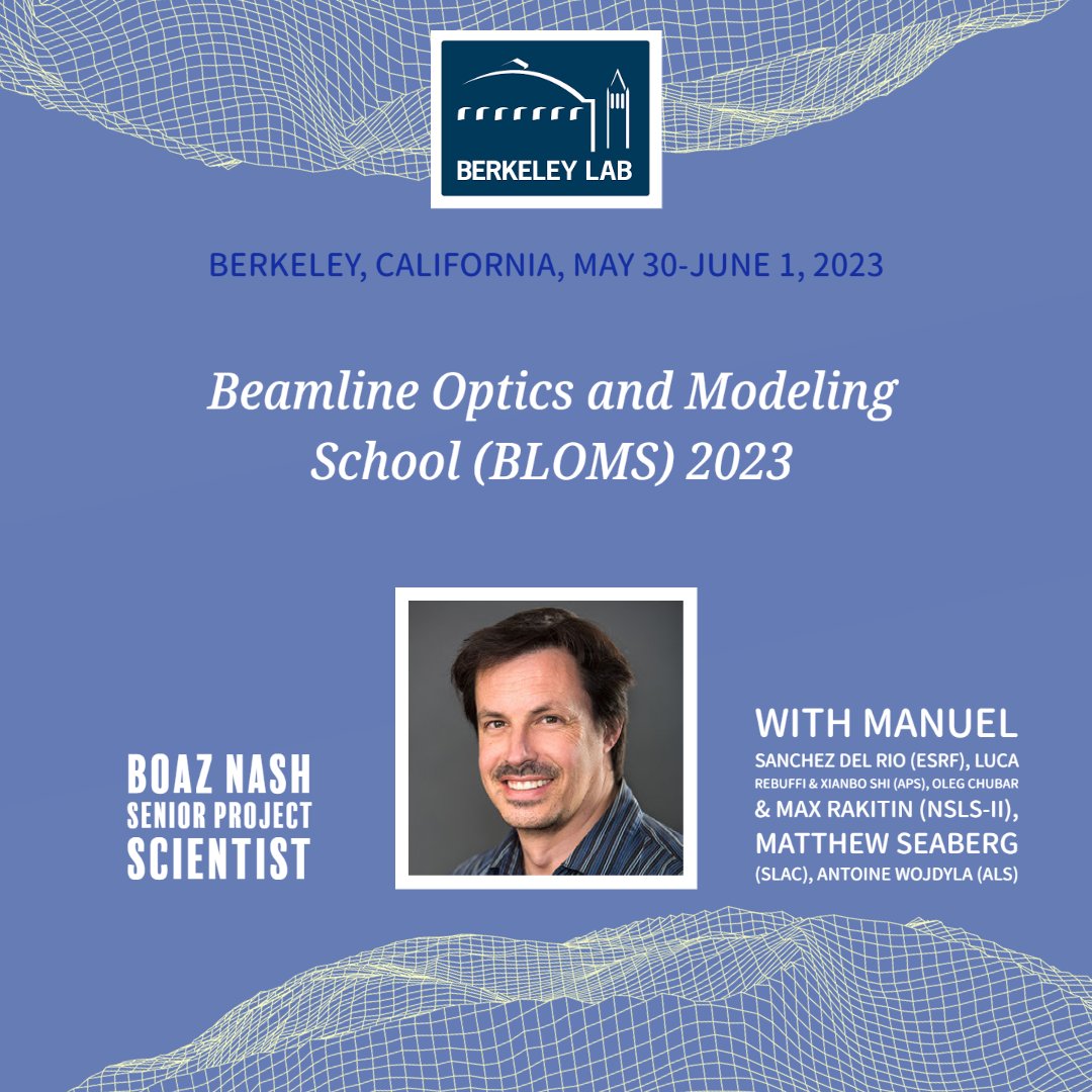 Kudos to RadiaSoft Senior Project Scientist Boaz Nash! Dr. Nash &amp; colleagues presented a section at the Advanced Light Source at Lawrence Berkeley National Laboratory's Beamline Optics and Modeling School! 

You can read more about it at the link. 

als.lbl.gov/beamline-optic…