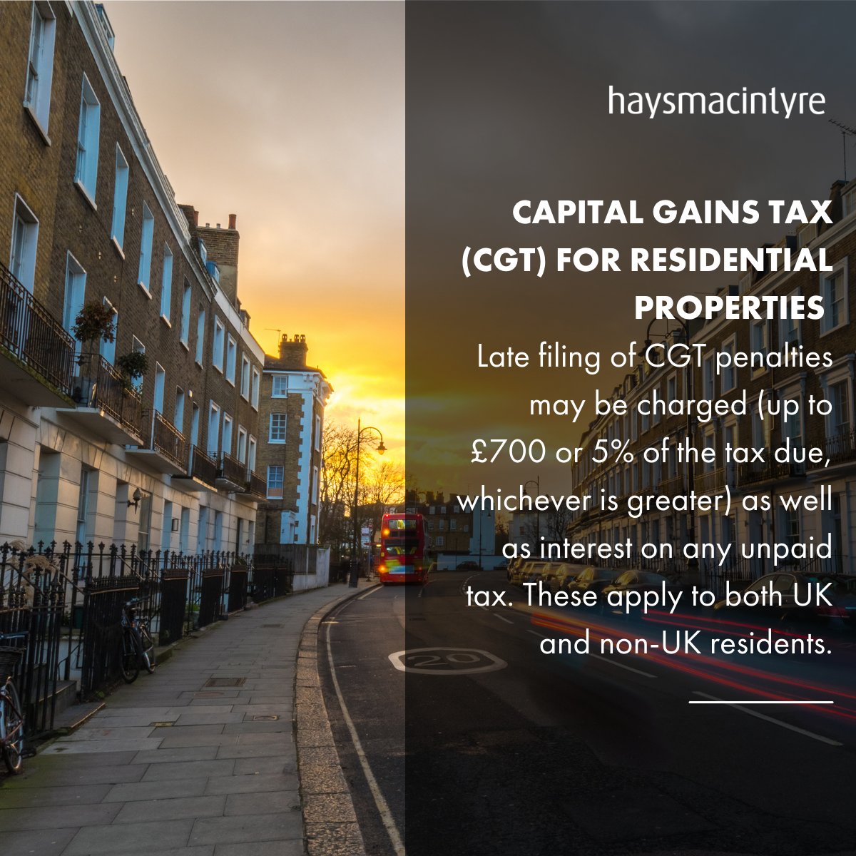 HaysMac_LLP's tweet image. #HMRC requirements on the reporting and payment of #CapitalGainsTax on the disposal of #UKland and #residentialproperty for #privateclients can appear complex and confusing. We break these down here: bit.ly/3OznJ9W