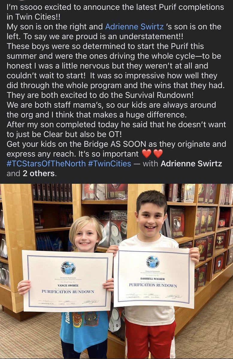 CensorIsTrash's tweet image. #ChildAbuse 🚨 These two boys just finished the Sauna of death along with a dangerous amount of #Scientology vitamin cocktails. This will harm them long term but everyone is ignoring this because the #Cult gets to hide @FBI someone needs to grow a pair and save these kids
