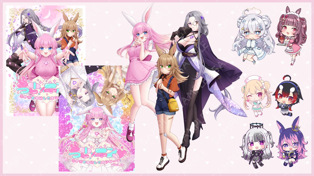 兎月ルナ@6/7(日) COMITIA156 東7 【W19b】 tweet media