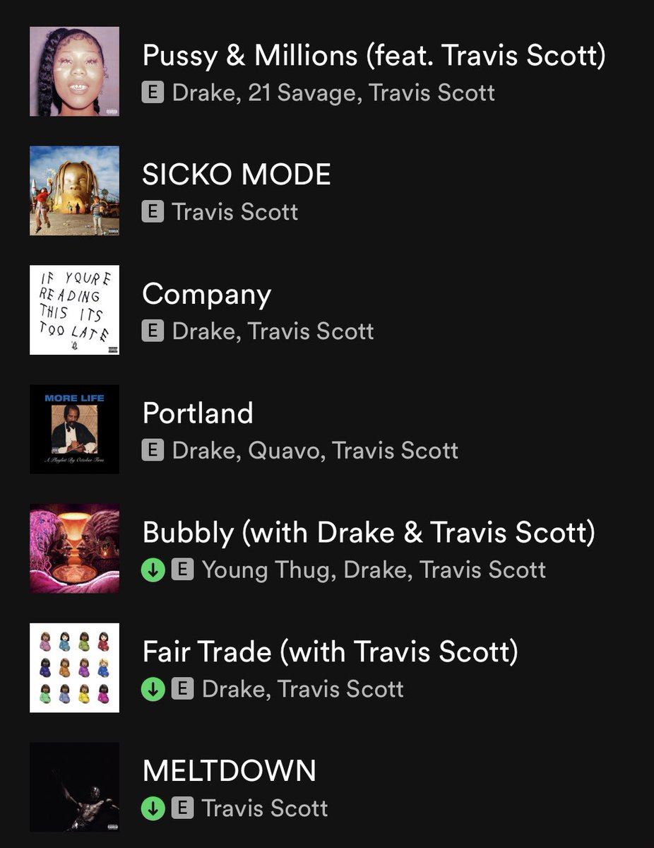 nfr_podcast's tweet photo. Drake &amp; Travis Scott are a goated duo https://t.co/F46OOEynps