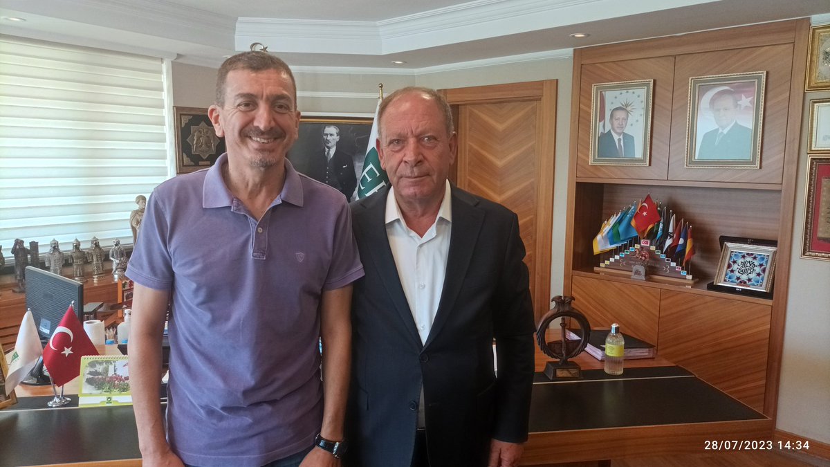 MHP Ereğli Belediye Başkanı Sayın Hüseyin Oprukçu beyi makamında ziyaret ettik.  🧿🧿