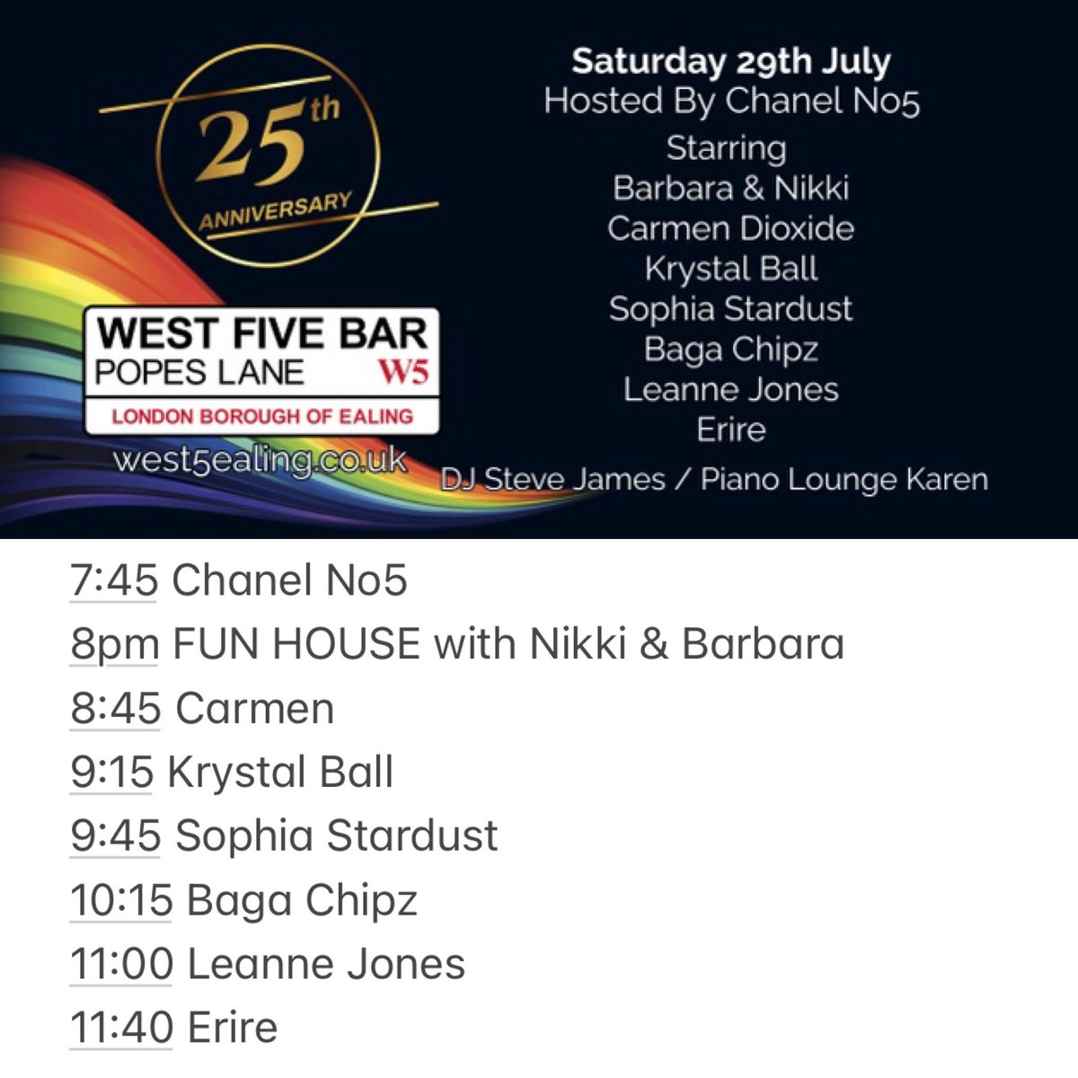 West 5 Bar tweet media