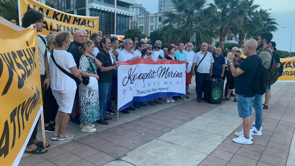 tukoder_samsun's tweet image. Samsun Kurupelit Marinasındaki denize sıfır park ve yeşil alanın Büyükşehir belediyesinin Mahkeme tarafından iptal edilmesine rağmen otel yapılmak üzere satışına karşı “Kurupelit Marina Dayanışması”nın yanında yer aldık