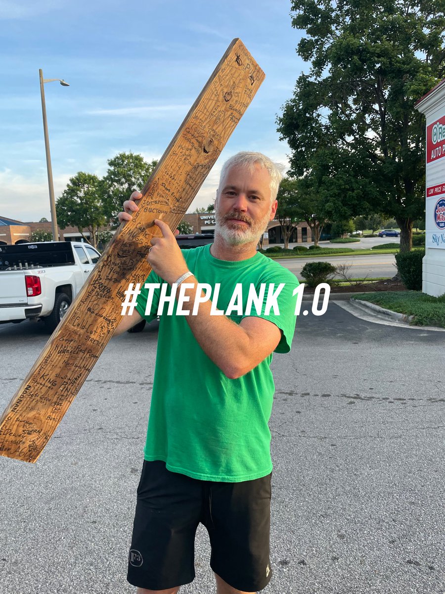 F3ENC's tweet image. Big Chungus (10 years old) and Buctown added their names to #theplank 1.0 today!  What did you do as a 10 year old?  Do it now while you can!  It’s just 8 workouts in 7 days or less!