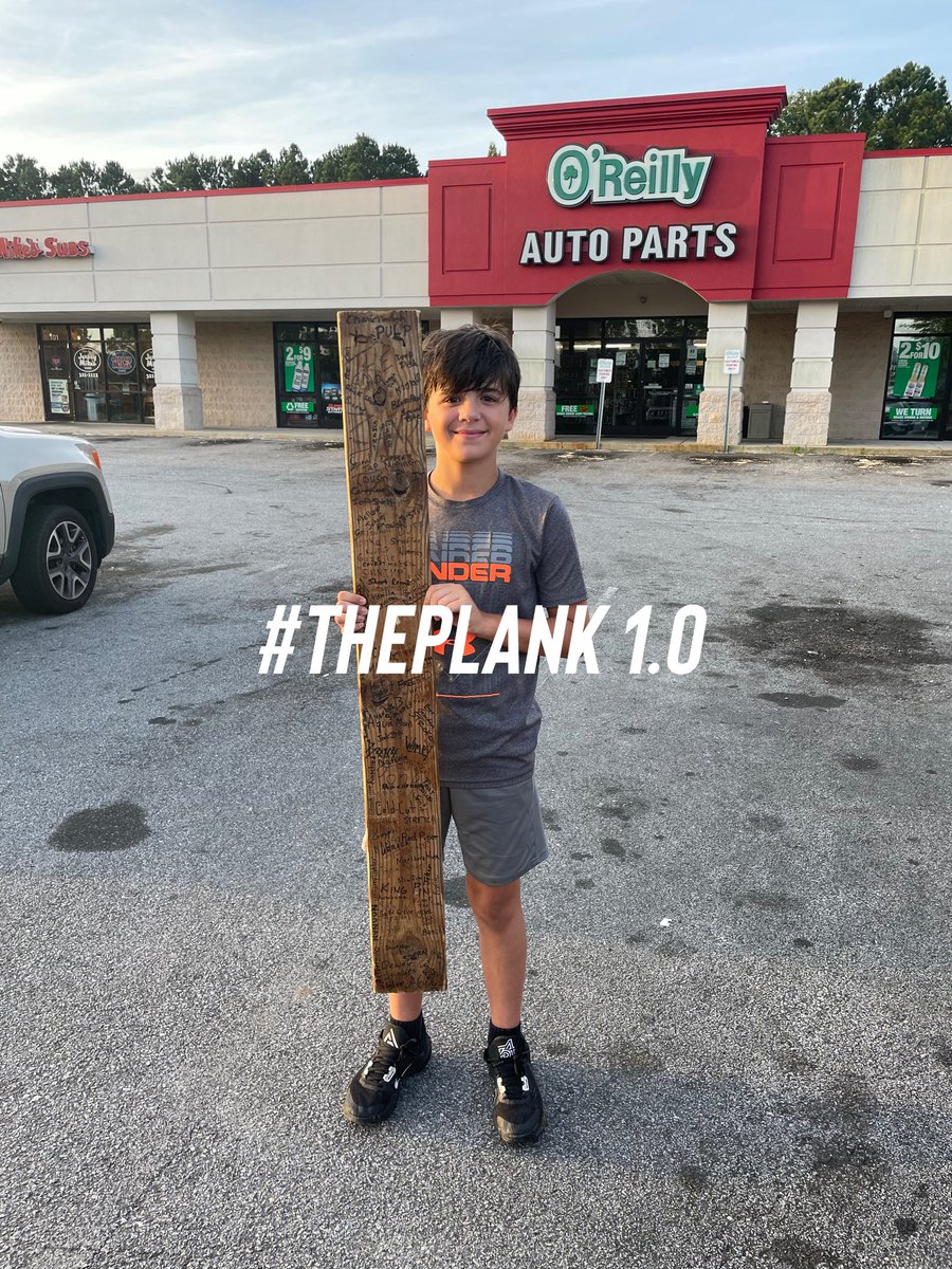 F3ENC's tweet image. Big Chungus (10 years old) and Buctown added their names to #theplank 1.0 today!  What did you do as a 10 year old?  Do it now while you can!  It’s just 8 workouts in 7 days or less!