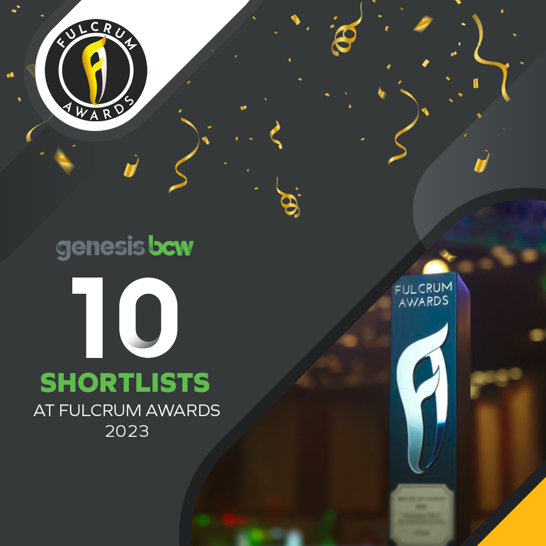 Another day, another round of shortlists! Excited to announce that we've bagged 10 shortlists at the eighth edition of Fulcrum Awards, powered by the Promise Foundation and <a href="/PRmomentIndia/">PRmoment India</a>. Wishing all our teams and clients all the best for the awards night!