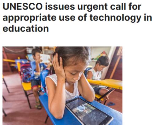 .<a href="/UNESCO/">UNESCO 🏛️ #Education #Sciences #Culture 🇺🇳</a> advocates banning #smartphones in schools

Considering the adverse effects of smartphones on children, it is important for parents to take this very seriously and protect their kids.
 sanatanprabhat.org/english/79570.…