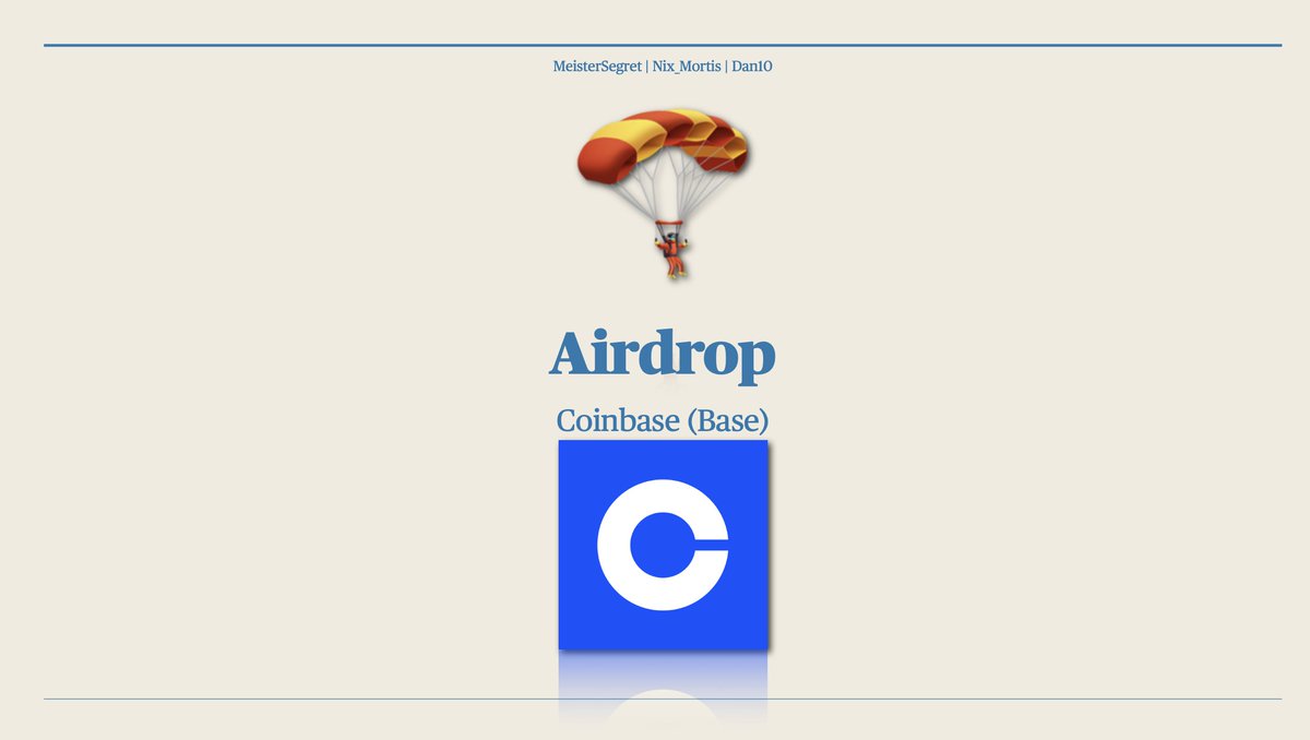 air_dropsupport's tweet photo. 🚀 Verpasse keinen Airdrop! 💰💡
📝 Erfahre, wie du den potenziellen Airdrop von Coinbase (Base) Schritt für Schritt nachmachen kannst - einfach und kostenfrei! 🌟
🤝 Tritt jetzt unserer Discord-Community bei und erhalte die 1-1 Anleitung! 📚🔥 #Crypto #Airdrop #Coinbase #DiscordCommunity 🚀

🪂https://t.co/ncfLWmmeZl 🪂
