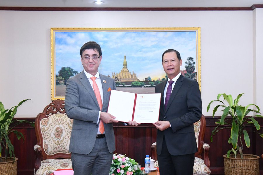 BakhtiorKadyrov's tweet photo. I was honored to present my credentials to the Government of Lao PDR. I look forward to representing UNFPA and working with our partners in Lao PDR to accelerate implementation of #ICPDPoA on the path to fulfilling #SDGs. https://t.co/rcM5yOqEqB