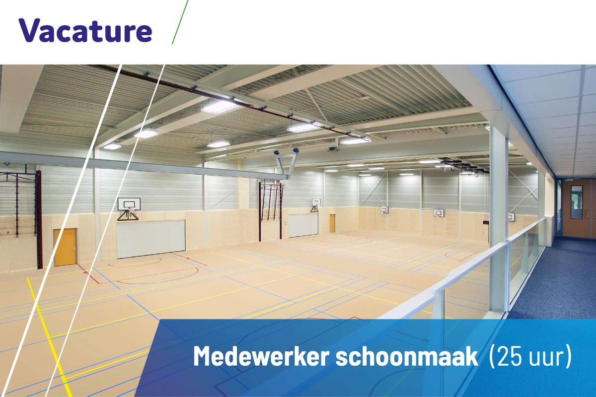 Vacature alert🚨

Ben je een gastvrij persoon en houd je van een opgeruimde sport- en werkomgeving? Draag jij graag bij aan een aangenaam en veilig verblijf van onze sporters? Dan zijn op zoek naar jou!

Meer lezen over de vacature doe je via: sport-id.nl/over-ons/werke…

#vacature