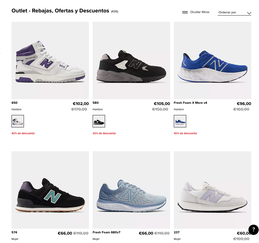 PreMarathon's tweet image. Código descuento &quot;NBSS20&quot; que añade  un 20% extra en las zapatillas ya rebajadas del Outlet de New Balance tidd.ly/3DBfp37