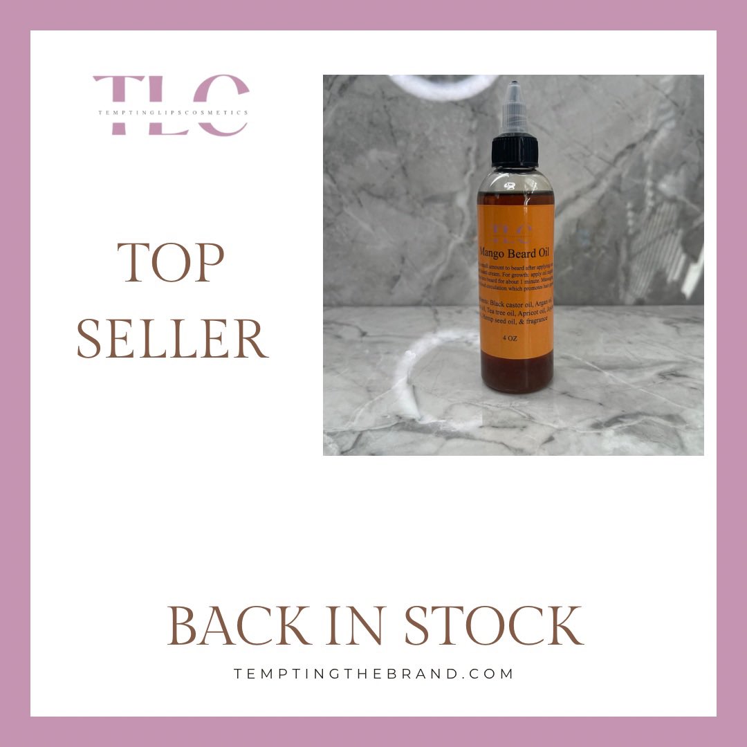 bonitanishaa's tweet photo. Have you grabbed my top seller yet?

My beard oils are designed to help with growth, adds shine &amp; softness, relieves itchiness &amp; dryness plus it smells amazing 🥭.

It does sell out fast so treat yourself this Friday https://t.co/s33CSjIbEC