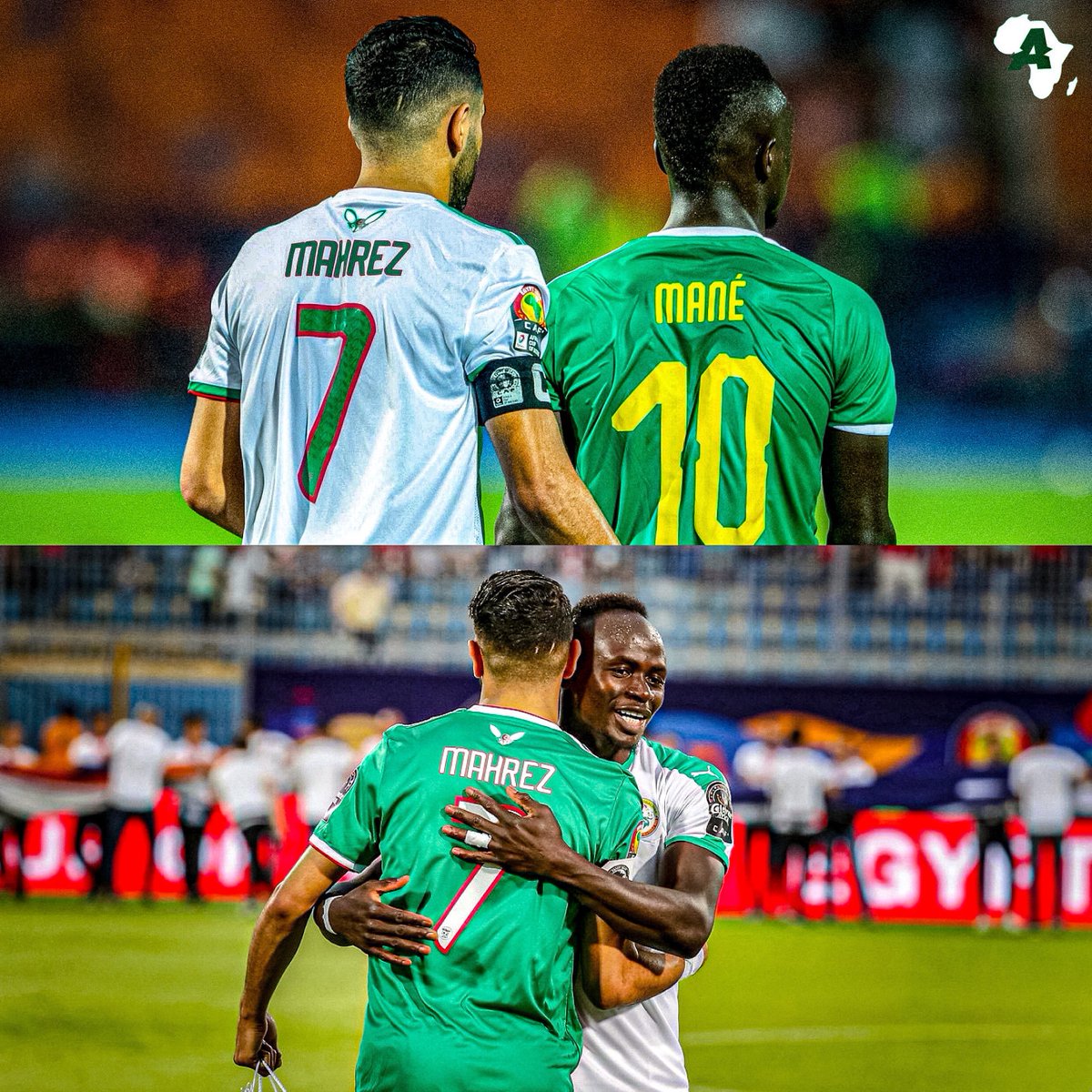 Ils ont ébloui l’Europe avec leurs talents en mettant leurs pays et l’Afrique sur la carte mondiale, ils repartent désormais comme des légendes en ayant tout accompli en club. 🇩🇿🇸🇳 La fin d’une ère Mahrez x Mané. 🌍💚